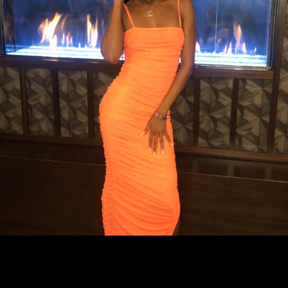 Small orange dress